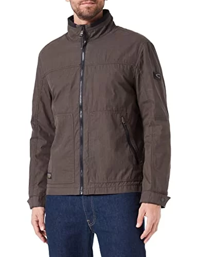 camel active Męska bluza i 430450/1O56 Brown), Olive opinie Blouson, Brown, - (Olive brązowy na Ceny 48, 48