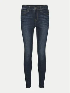 Vero Moda Jeansy Flash 10310822 Granatowy Skinny Fit - Spodnie damskie - miniaturka - grafika 1