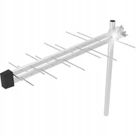 Anteny TV - SENCOR Antena zewnętrzna DVB-T2 10dB filtr LTE wtyk-F SDA-612 - miniaturka - grafika 1