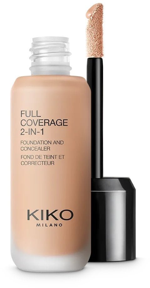 KIKO Milano Full Coverage 2-In-1 Foundation & Concealer mocno kryjący podkład i korektor 2 w 1 NG60 Neutral Gold 60 25ml