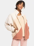 Bluzy damskie - Roxy Polar Star Gazing Plfl ERJPF03149 Beżowy Regular Fit - miniaturka - grafika 1