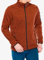 Bluzy sportowe męskie - Polar CMP Perl Jacket Knitted - ruggine/antracite - miniaturka - grafika 1