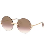 Okulary przeciwsłoneczne - Just Cavalli Okulary przeciwsłoneczne Roberto Cavalli Damskie, Shiny Black, 55/20/140 - miniaturka - grafika 1