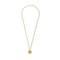 Naszyjniki męskie - Armani Exchange Męski naszyjnik ze stali nierdzewnej z zapięciem na karabińczyk - miniaturka - grafika 1