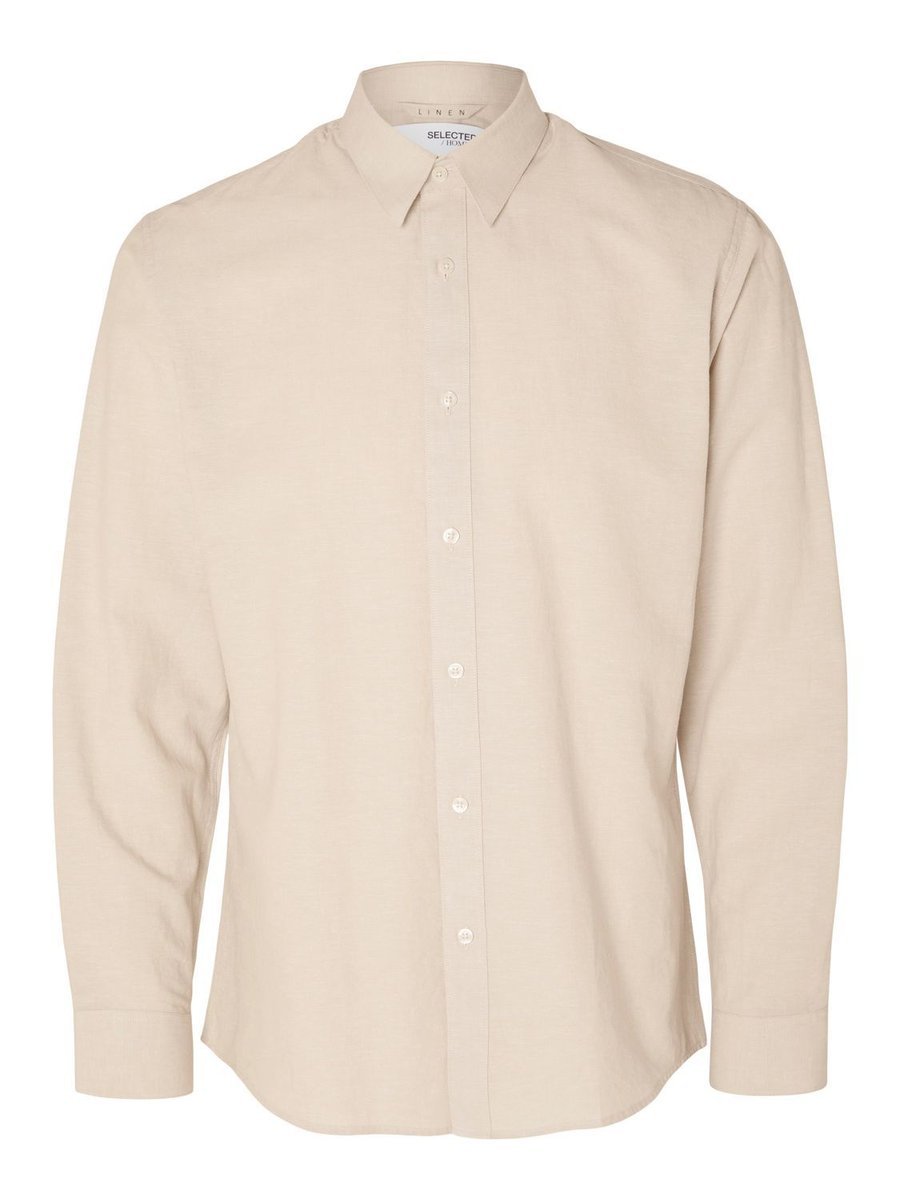 camicie uomo selected 16079056 linen shirt pure cashmere