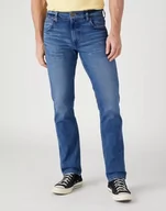 Spodnie męskie - Męskie spodnie jeansowe proste Wrangler GREENSBORO W15QYLZ71 W40 L32 - miniaturka - grafika 1
