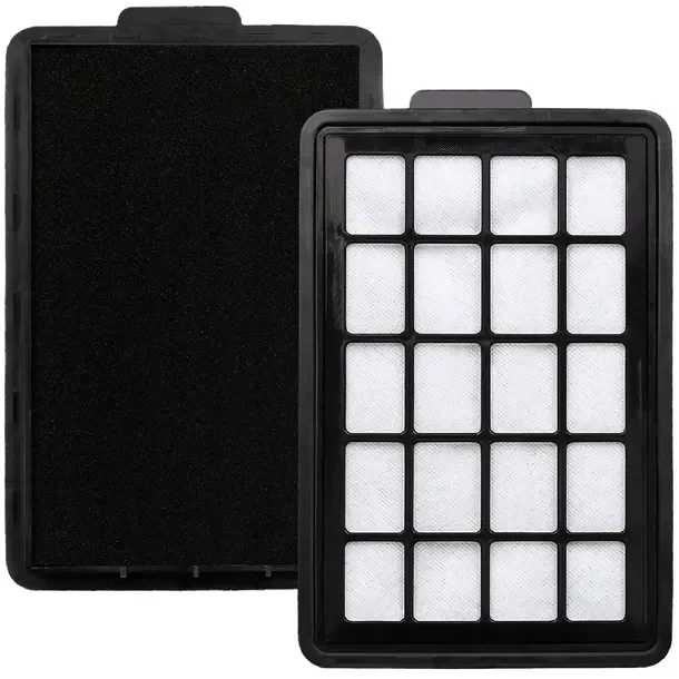 2 x Zmywalny filtr + gąbka do odkurzacza Amica Bagio Eco VM zamiennik