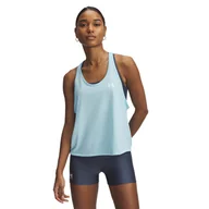 Koszulki i topy damskie - Damska koszulka bez rękawów UNDER ARMOUR TECH SWING TANK 1389854-494 – Niebieski - miniaturka - grafika 1