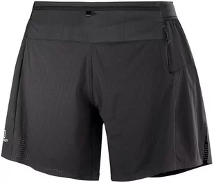 Salomon Spodenki Lightning Pro Twinskin W Black 401297 - Spodnie sportowe damskie - miniaturka - grafika 1