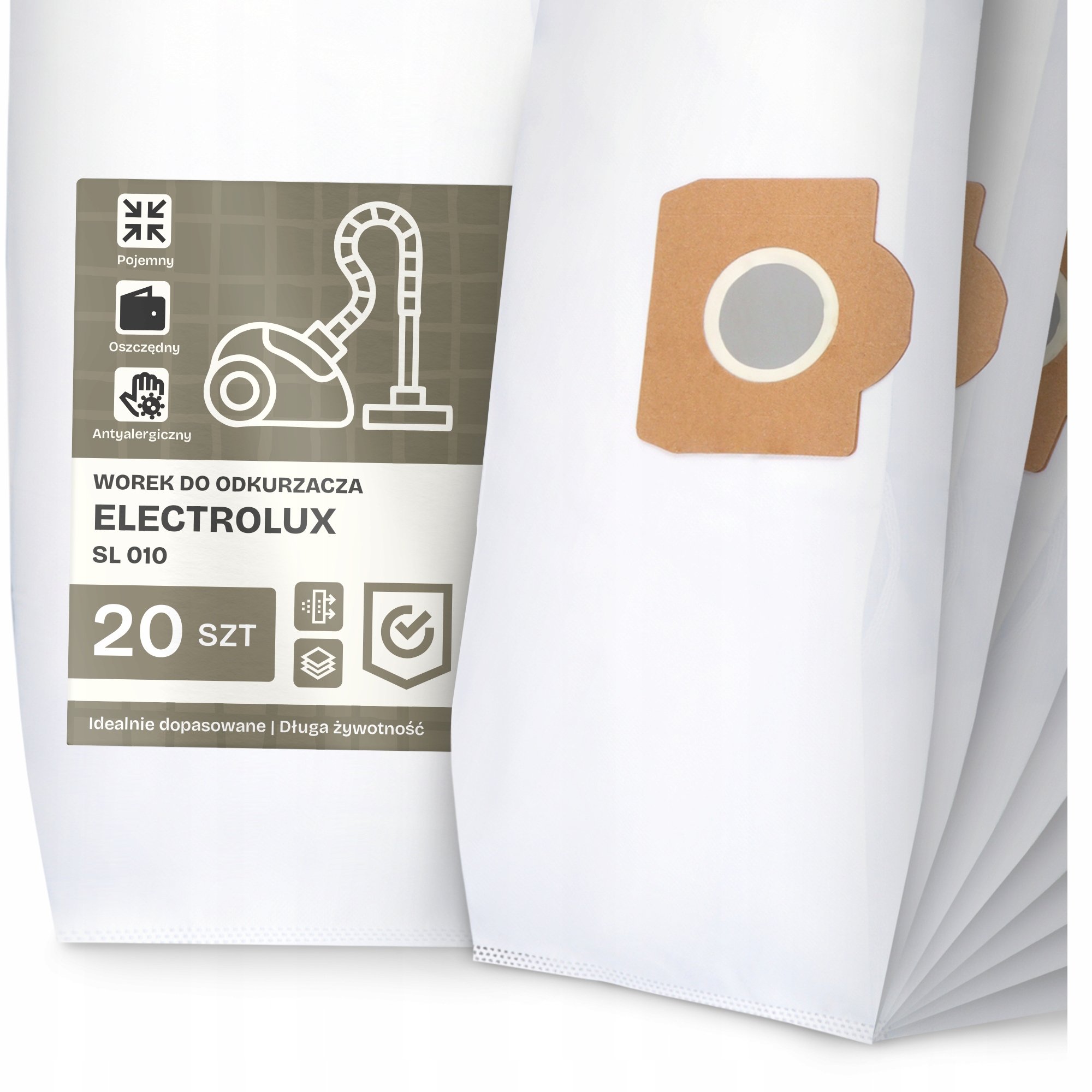 20x Worek do Odkurzacza Electrolux Sl 010 Syntetyczny Pojemny Odporny Worki