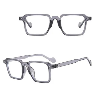 Okulary zerówki do komputera z filtrem BLUE LIGHT STL37G szare transparentne + akcesoria - Okulary korekcyjne, oprawki, szkła - miniaturka - grafika 1