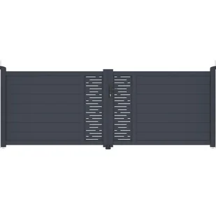 CASANOOV BRAMA skrzydłowa 3,5m ARLBERG H.120 aluminium szare - Bramy garażowe CASANOOV BRAMA skrzydłowa 3,5m ARLBERG H.120 aluminium szare - Bramy garażowe - miniaturka - grafika 1