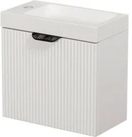 Szafki łazienkowe - Szafka łazienkowa biała 40 cm FRESCO z umywalką - miniaturka - grafika 1