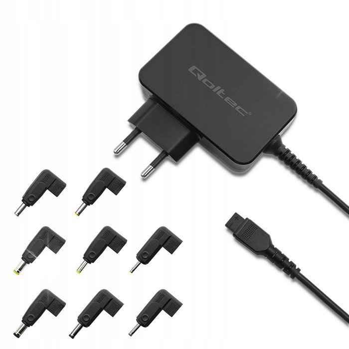 Qoltec Uniwersalny zasilacz do laptopa 30W Automatyczny MultiPlug 8 wtyczek