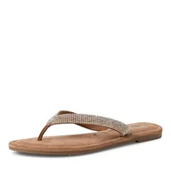 Kapcie damskie - Tamaris Damskie kapcie 1-27129-44, różowe złoto, rozmiar 36 EU, Rose Glam, 36 EU - miniaturka - grafika 1