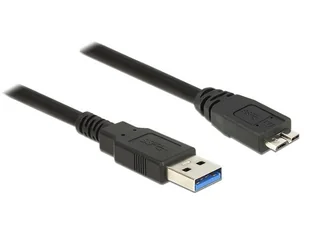 Delock Kabel USB 3.0 1m micro AM-BM czarny 85072 - Kable USB - miniaturka - grafika 7