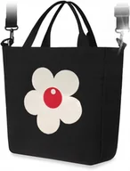 Torebki damskie - Torebka Listonoszka Torba Worek Shopper Płócienna Młodzieżowa Dziewczynki - miniaturka - grafika 1