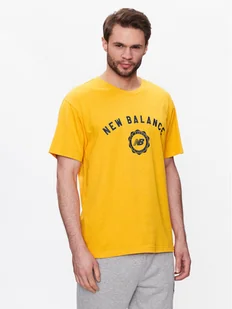 New Balance T-Shirt Sport Seasonal Graphic MT31904 Żółty Relaxed Fit - Koszulki męskie - miniaturka - grafika 1