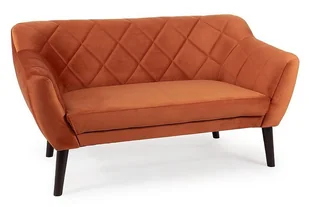 Sofa Karo 2 Velvet Wenge / Bluvel 4215 Cynamonowy - Sofy i kanapy - miniaturka - grafika 1