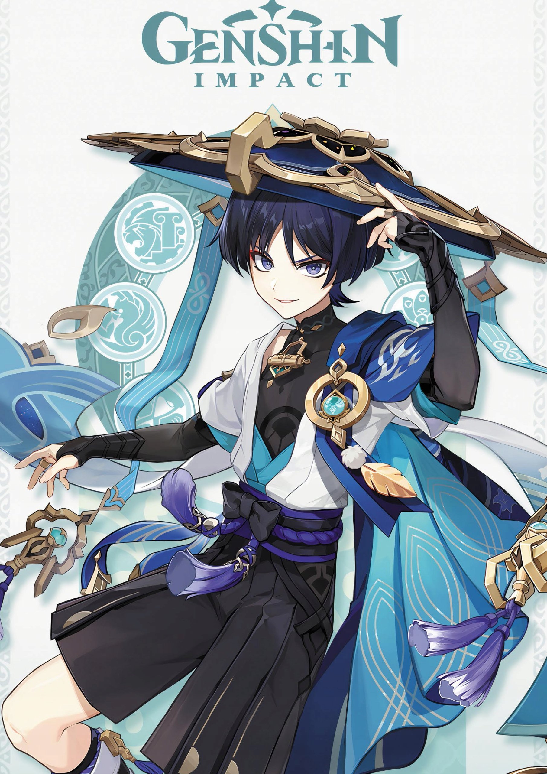 Plakat A1 Genshin Impact Scaramouche Wanderer