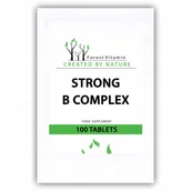 Aminokwasy - Forest Vitamin Strong B Complex 100Tabs - miniaturka - grafika 1