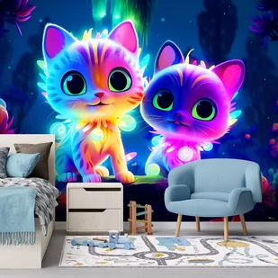 Fototapeta, Śliczne koty neonowe (Rozmiar 450x315) - Fototapety - miniaturka - grafika 2