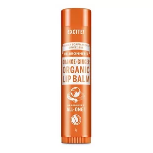 Dr. Bronners Dr Bronners Dr Bronners Orange & Ginger balsam do ust 4 g - Balsamy do ust - miniaturka - grafika 1