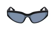 Okulary przeciwsłoneczne - KARL LAGERFELD KL6128S Okulary przeciwsłoneczne, czarny matowy, jeden rozmiar, matowy czarny, rozmiar uniwersalny - miniaturka - grafika 1