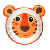 Miseczki i talerzyki dla dzieci - CANPOL BABIES MISECZKA Z MELAMINY 490ml TYGRYSEK - miniaturka - grafika 1