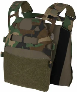Kamizelka taktyczna Direct Action Bearcat Ultralight Plate Carrier Woodland - na płyty rozmiar M (PC-BRCT-NLN-WDL-B04) - Odzież taktyczna i umundurowanie - miniaturka - grafika 1