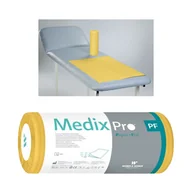 Kosmetyczne akcesoria jednorazowe - Podkład higieniczny na rolce 50cm x 50cm żółty podfoliowany 54g MedixPro 40szt - miniaturka - grafika 1