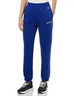 Spodnie sportowe damskie - Mistrz Legacy Color Punch W-Light Powerblend Fleece High-Waist Rib Cuff spodnie dresowe damskie, Niebieski College, XS - miniaturka - grafika 1