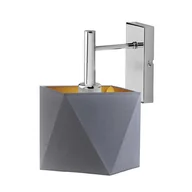 Lampy ścienne - Chromowany kinkiet do pokoju w stylu glamour KIOTO GOLD - miniaturka - grafika 1