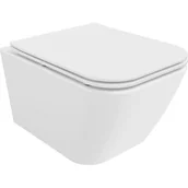 Miski WC - Mexen Madox Miska Wc Rimless Z Deską Wolnoopadającą Slim, Duroplast, Biała - 30154000 - miniaturka - grafika 1