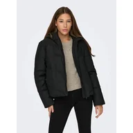 Kurtki damskie - JdY Damska kurtka pikowana JDYARNHEM Water REP Short Puffa OTW NOOS, czarna, S, czarny, S - miniaturka - grafika 1