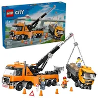 Klocki - LEGO 60467 City Wóz holowniczy z dźwigiem - miniaturka - grafika 1