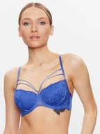 Biustonosze - Hunkemöller Biustonosz z fiszbiną Lidia 201168 Niebieski - miniaturka - grafika 1