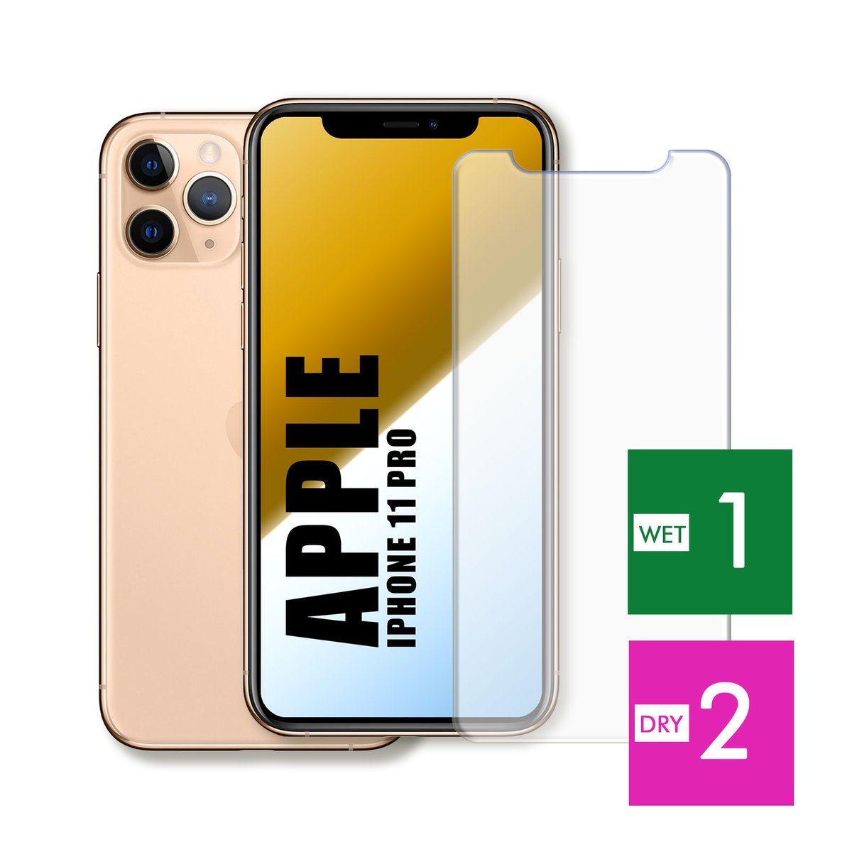 WZMOCNIONE SZKŁO DO APPLE IPHONE 11 PRO SZYBKA HARTOWANE 9H JAKOŚĆ