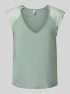 Koszulki i topy damskie - T-shirt o kroju regular fit z krótkim rękawem model ‘PETRA’ - miniaturka - grafika 1