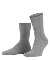 Skarpetki męskie - FALKE Uniseks Skarpety Run U SO Bawełna jednokolorowe 1 Para, Szary (Light Grey 3400), 42-43 - miniaturka - grafika 1