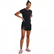Spodnie sportowe damskie - Damskie spodenki do biegania UNDER ARMOUR UA RUN ANYWHERE HI Short - czarne - miniaturka - grafika 1