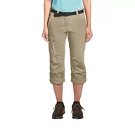 Spodnie damskie - Maier Sports Lulaka damskie spodnie trekkingowe Roll-up zielony Beige (Coriander) 46 232001 - miniaturka - grafika 1