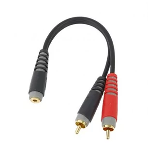 Klotz adapter Y 3,5mm jack/Cinch 1m AYS-6 - Kable - miniaturka - grafika 2