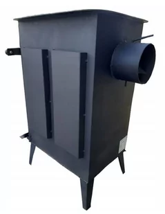 Agedin Piec szamotowy piecyk koza 16 cegieł atest 6-10kW na drewno (kolor: czarny) 57680088 - Piece wolnostojące - miniaturka - grafika 2