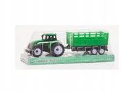 Samochody i pojazdy dla dzieci - TRAKTOR Z PRZYCZEPĄ ZABAWKA - miniaturka - grafika 1