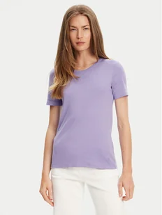 United Colors Of Benetton T-Shirt 3GA2E16A0 Fioletowy Regular Fit - Koszulki i topy damskie - miniaturka - grafika 1