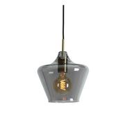 Lampy sufitowe - Szara lampa sufitowa z szklanym kloszem ø 22 cm Solly – Light & Living - miniaturka - grafika 1