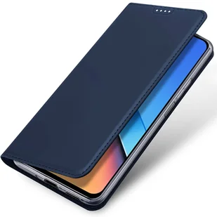 Etui z ekoskóry Dux Ducis Skin Pro do Xiaomi Poco M6 Pro/Redmi 12/Redmi 12R - niebieskie - Etui i futerały do telefonów - miniaturka - grafika 2