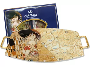 Talerz, taca dekoracyjna - G. Klimt, Pocałunek - Talerze - miniaturka - grafika 1
