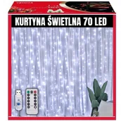 Oświetlenie świąteczne - Kurtyna Świetlna Lampki 300Led Pilot Girlanda 3X3M - miniaturka - grafika 1